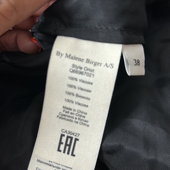 By Malene Birger Red Bixia Stretch Crepe Dress - Picture 13 of 13